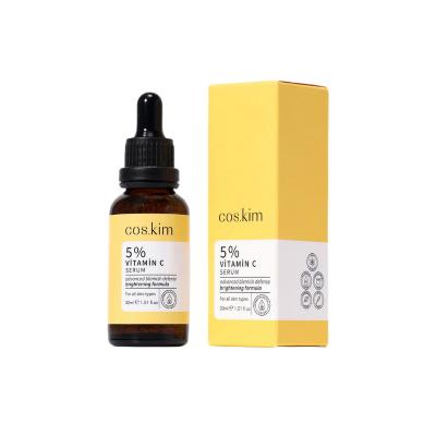 Coskim 5% Vitamin C Serum: Brighten Skin, Reduce Dark Spots & Acne Scars - Vegan, Alcohol-Free Formula for Radiant Complexion by Beauty Care Bag