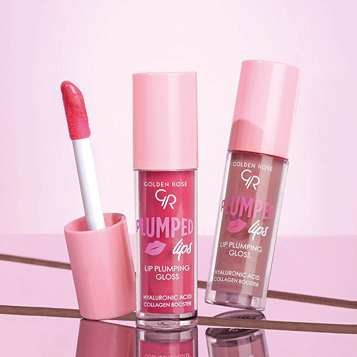 Golden Rose lip plumping gloss No 206 with ginger oil