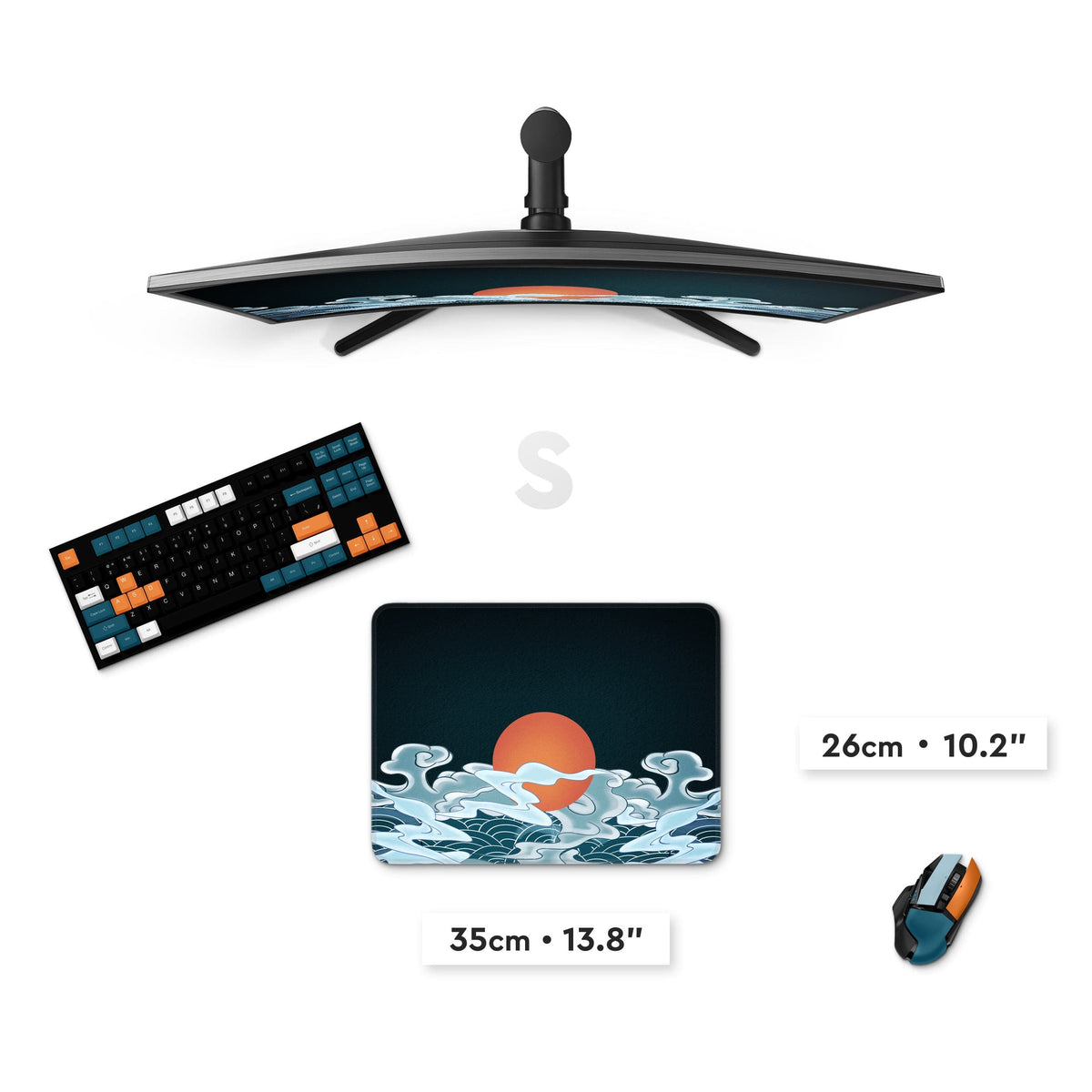 S Custom Print Mousepad (13.8″x10.2″) by Specter Labs