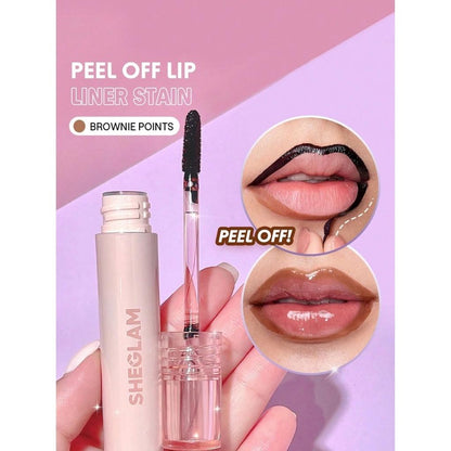 Sheglam Fall In Line Stain Lip Gloss in Brownie Points by Beauty Care Bag