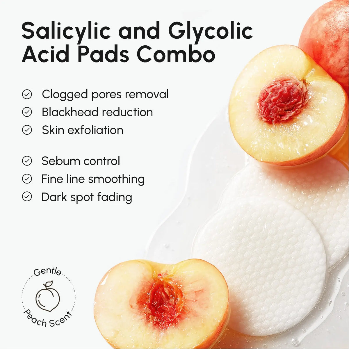 Glycolic and salicylic peel pads – view 3