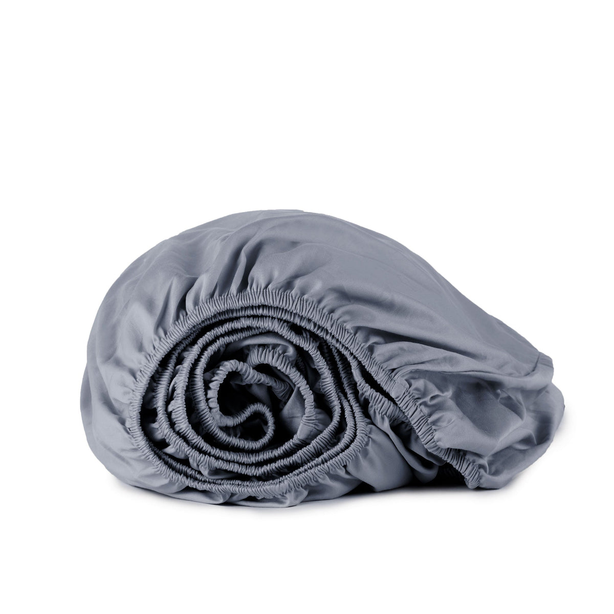 Whisper Organics 300 TC organic sateen fitted sheet in Mineral