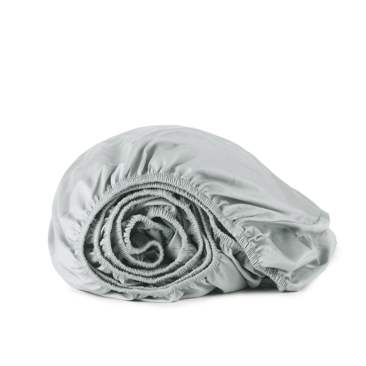 Whisper Organics 300 TC organic sateen fitted sheet in Shore
