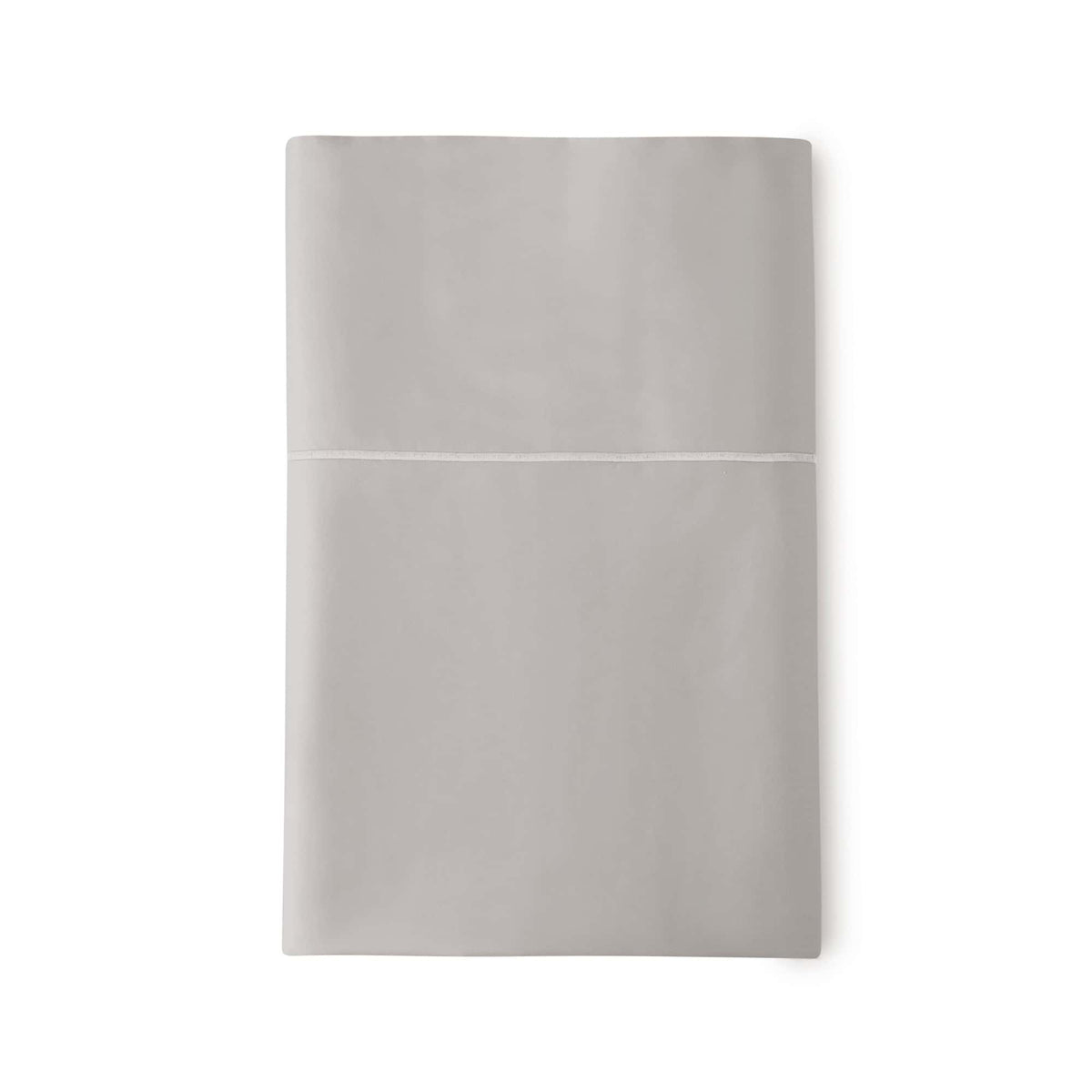 Whisper Organics 300 TC organic sateen flat sheet in Classic Grey