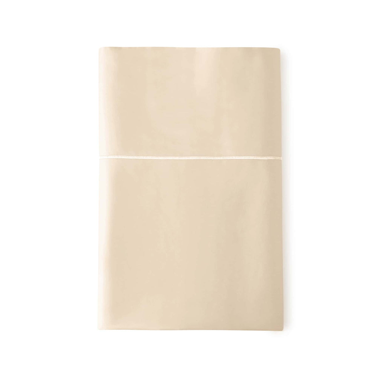 Whisper Organics 300 TC organic sateen flat sheet in Dune
