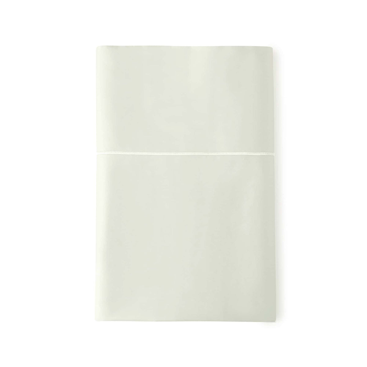 Whisper Organics 300 TC organic sateen flat sheet in Pastel Green