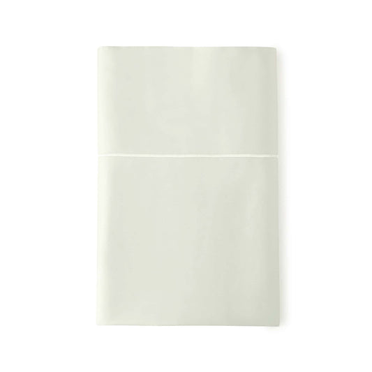 Whisper Organics 300 TC organic sateen flat sheet in Pastel Green