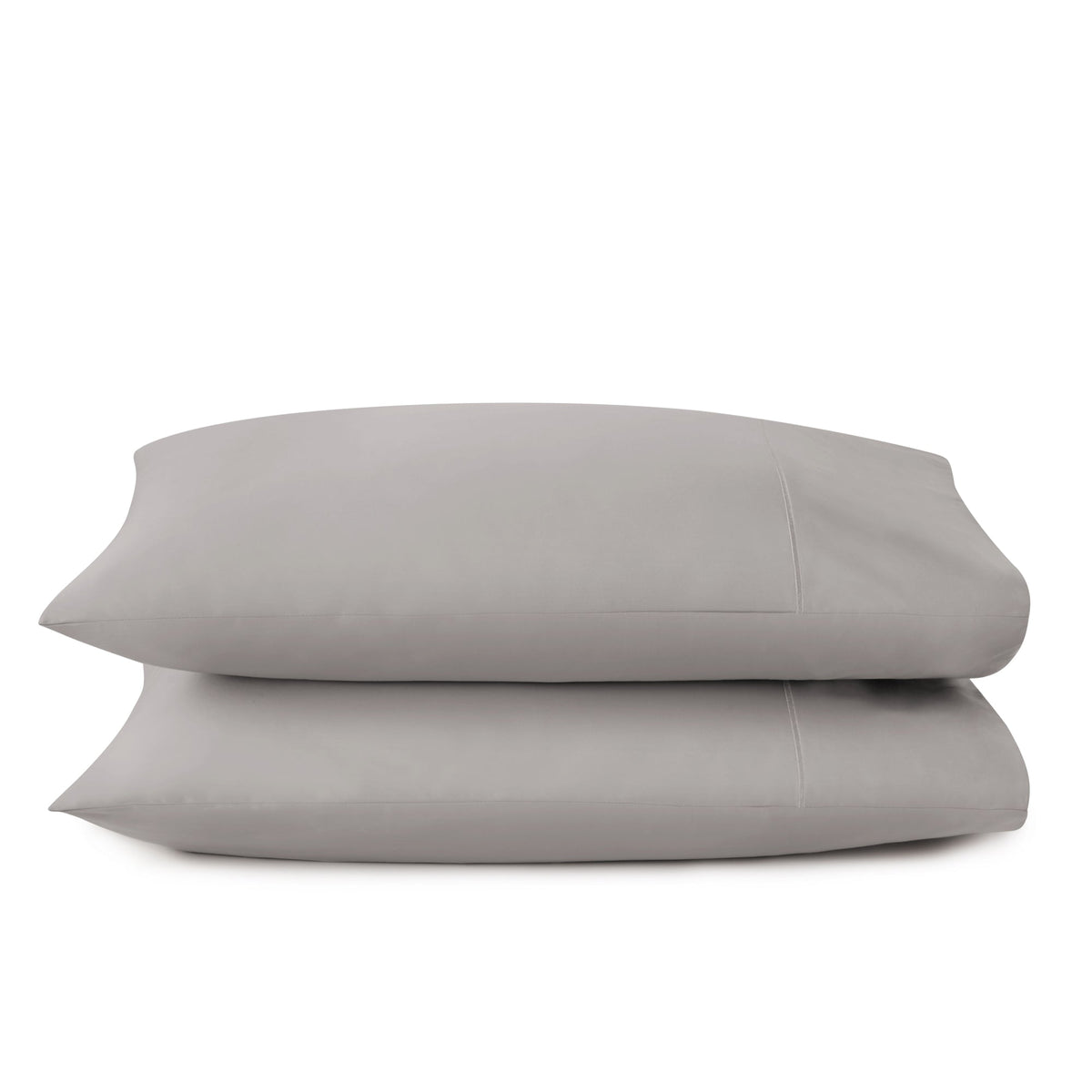 Whisper Organics 300 TC organic sateen pillowcase set in Stone