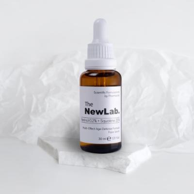 The NewLab Anti-Aging Face Serum: Retinol, Squalene, Jojoba Oil - Wrinkle Reduction, Deep Moisturization, Vegan, Cruelty-Free - 30ml by Beauty Care Bag