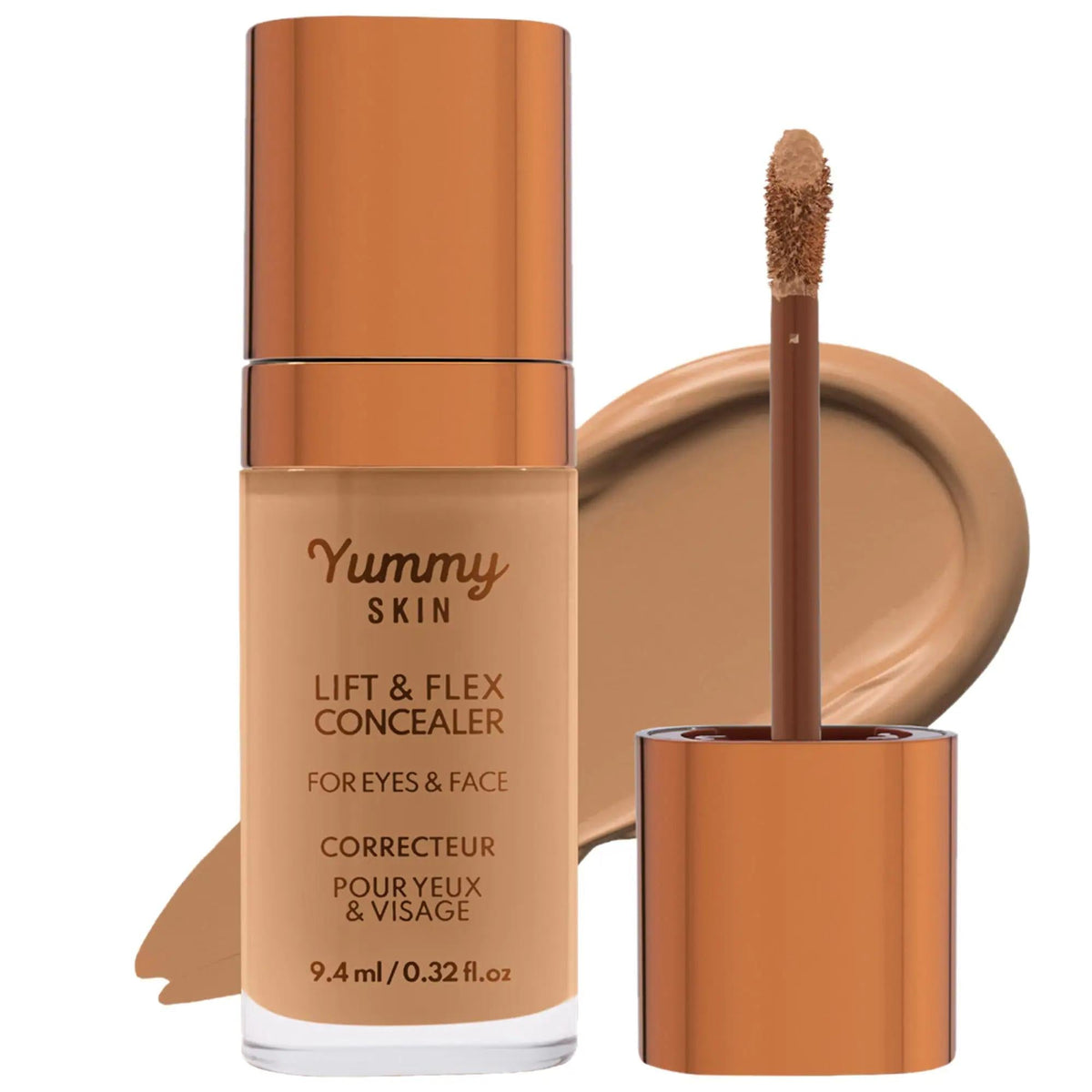 Yummy Skin Hydrating Concealer with Hyaluronic Acid & Caffeine - Vegan, Cruelty-Free, Natural Finish by Beauty Care Bag