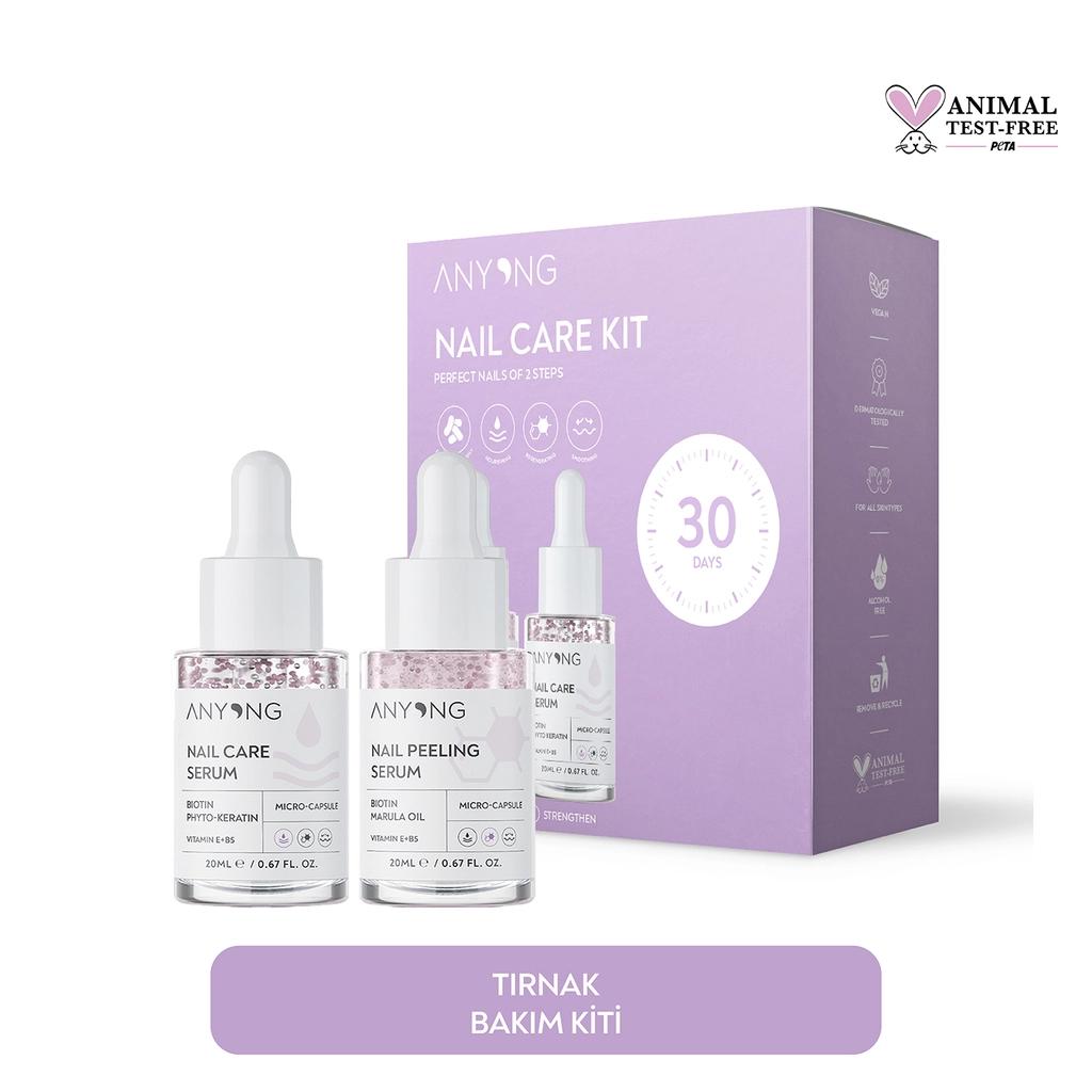 Anyong Nail Care Set with Peeling & Nourishing Serums 2 x 20ml by Beauty Care Bag