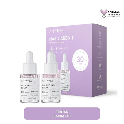 Anyong Nail Care Set with Peeling & Nourishing Serums 2 x 20ml by Beauty Care Bag