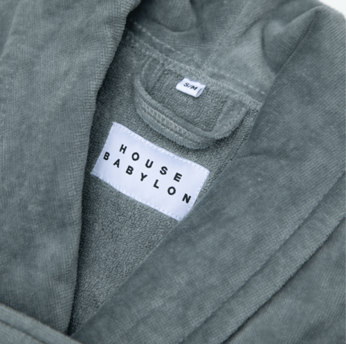 BATHROBE | Grey - S/M by Cerulean Mango