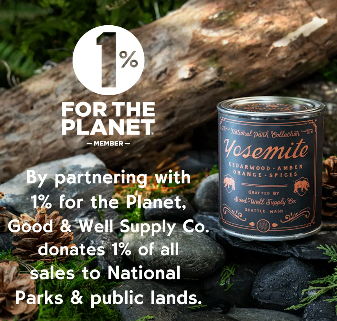 Olympic National Park Candle by Good & Well Supply Co.