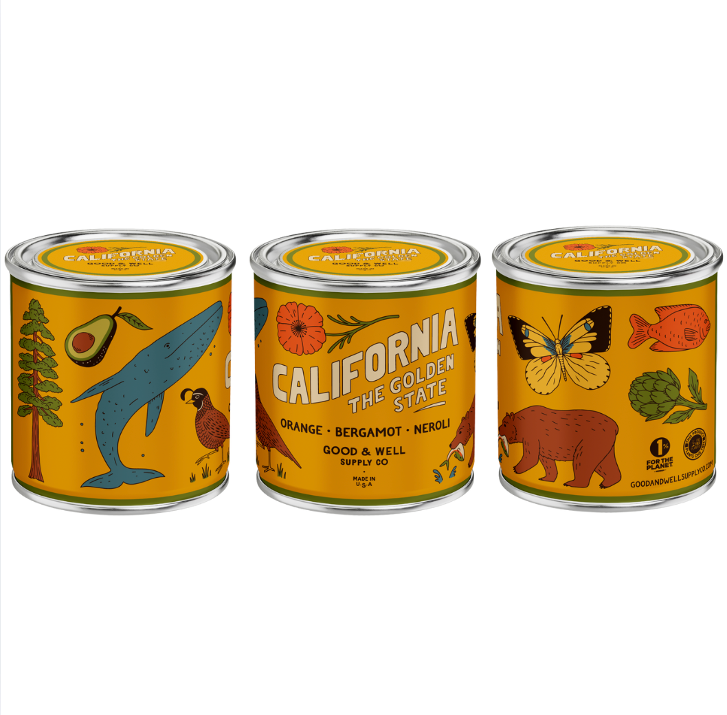 California State Candle by Good & Well Supply Co.