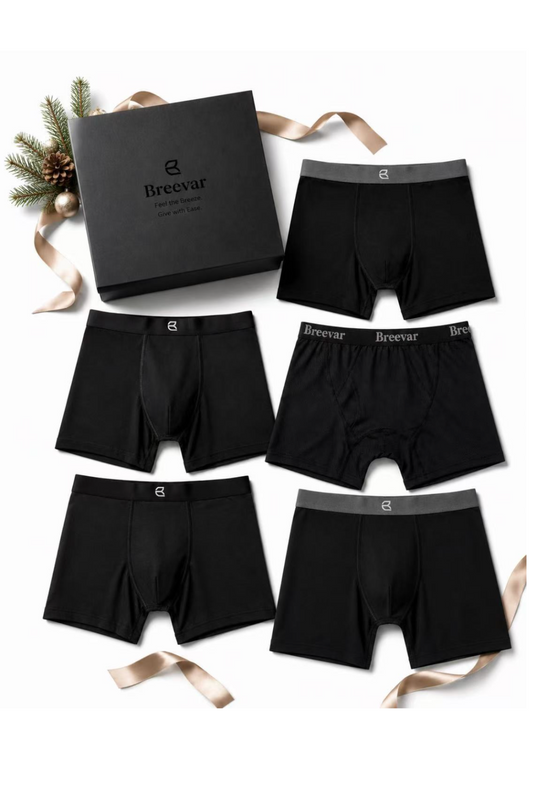 The Essential 5 Boxer Brief Gift Box by Breevar