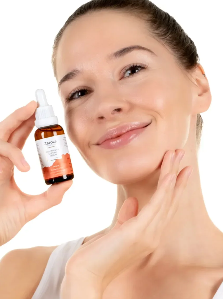 Zaroza Retinol Serum 30ml | Anti-Wrinkle, Lifting & Brightening Care with Niacinamide & D-Panthenol by Beauty Care Bag