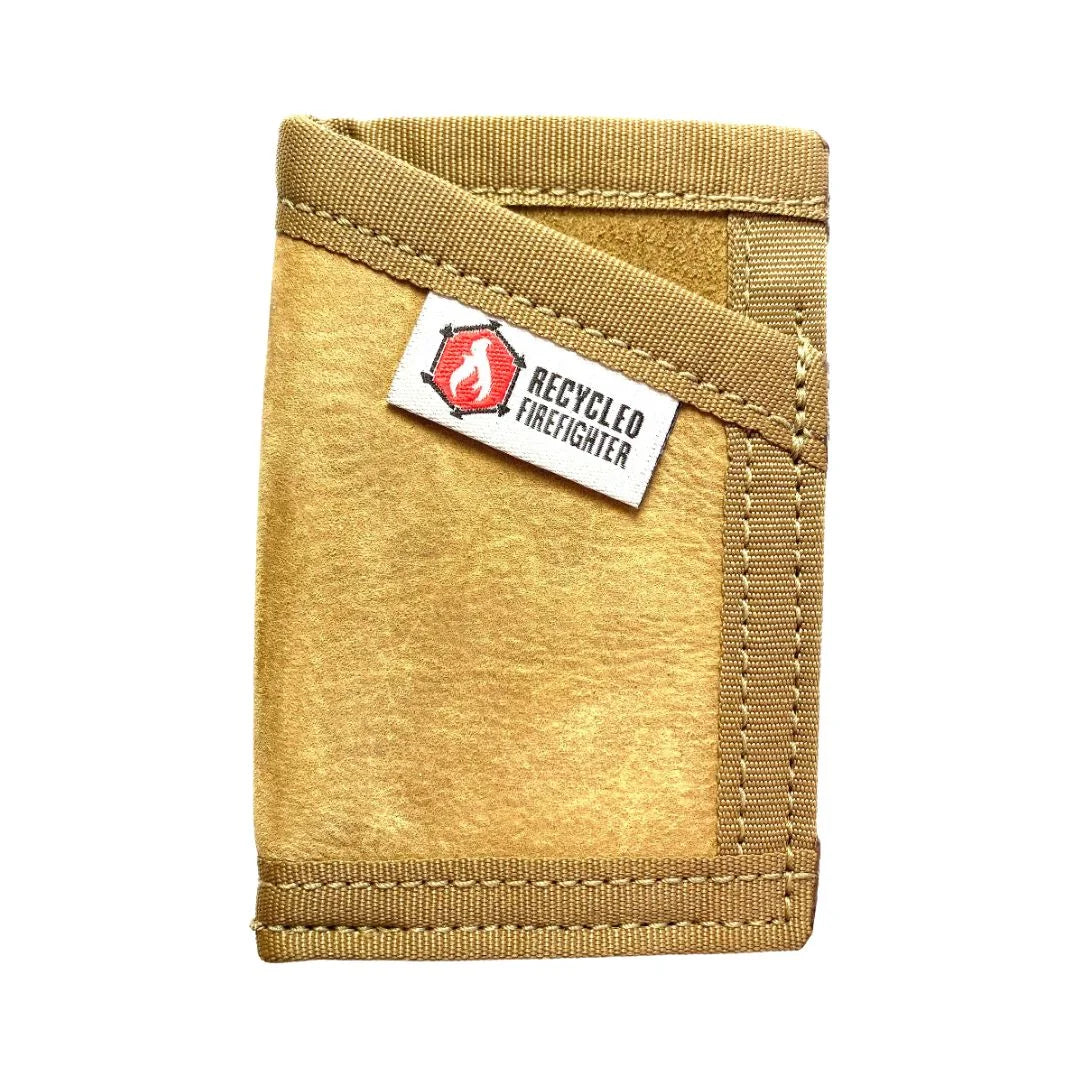 Sergeant Wallet - Combat Boot Leather Edition by Recycled Firefighter