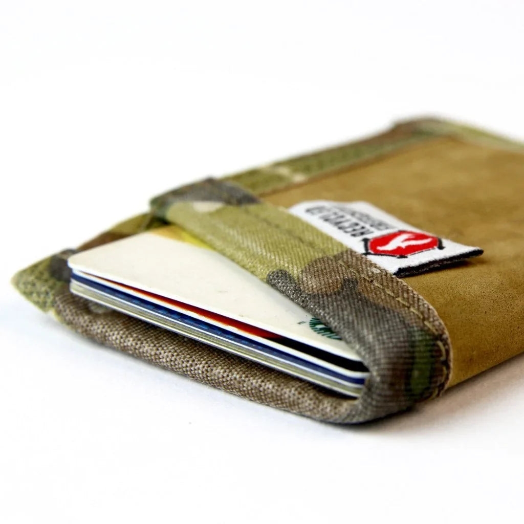 Sergeant Wallet - Combat Boot Leather Edition by Recycled Firefighter