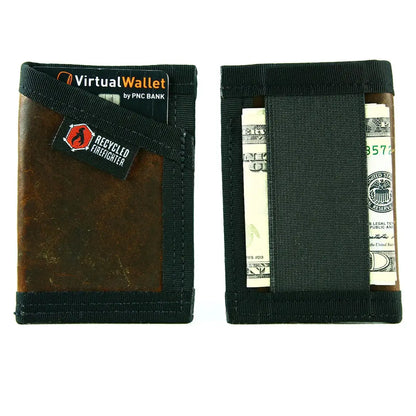 Sergeant Wallet - Combat Boot Leather Edition by Recycled Firefighter