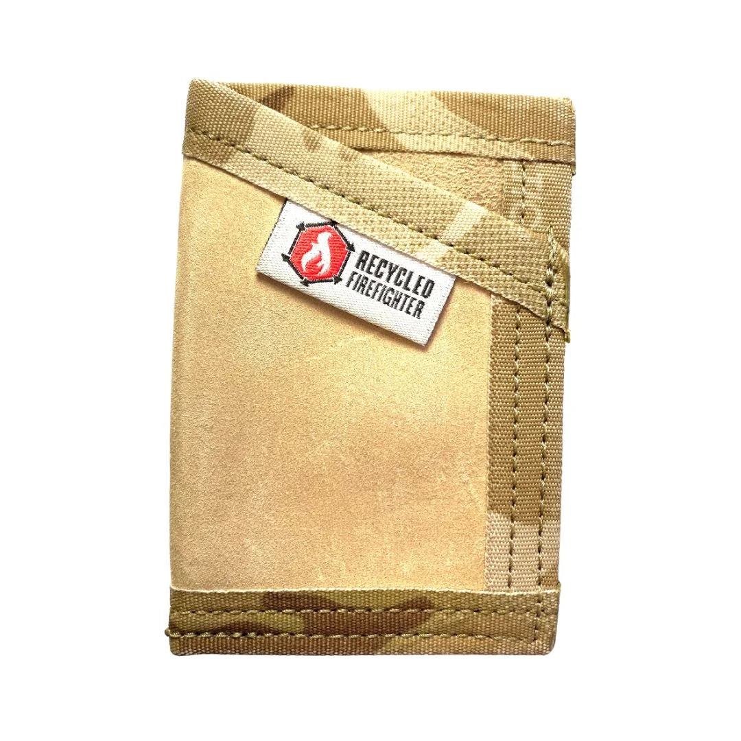 Sergeant Wallet - Combat Boot Leather Edition by Recycled Firefighter