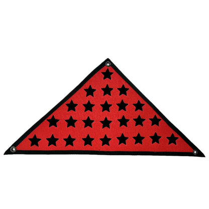 Service Star Triangle Flag - Fire Hose by Recycled Firefighter