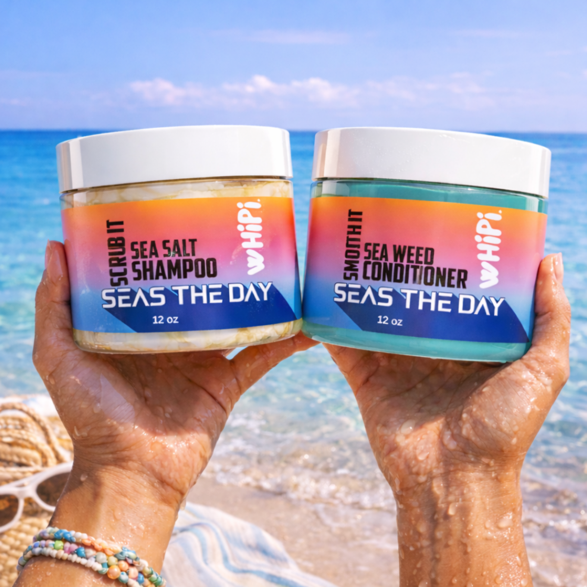 Scrub- Sea Salt Shampoo by Whipi Co