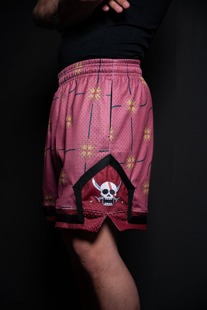 Shanks retro anime basketball mesh shorts