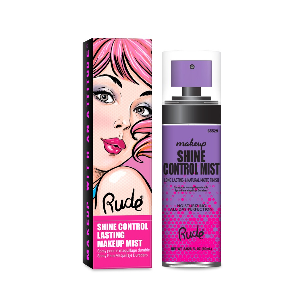RUDE Shine Control Lasting Makeup Mist by Avera Group