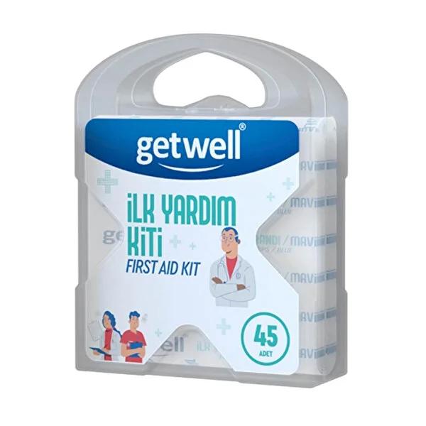 Getwell First Aid Kit - Emergency Medical Supplies for Home, Outdoor, and Workplace Safety by Beauty Care Bag