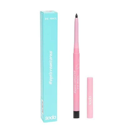 Soda Eyeliner Pencil - Waterproof, Long-Lasting Eye Makeup with Built-in Sharpener - Black Heart by Beauty Care Bag