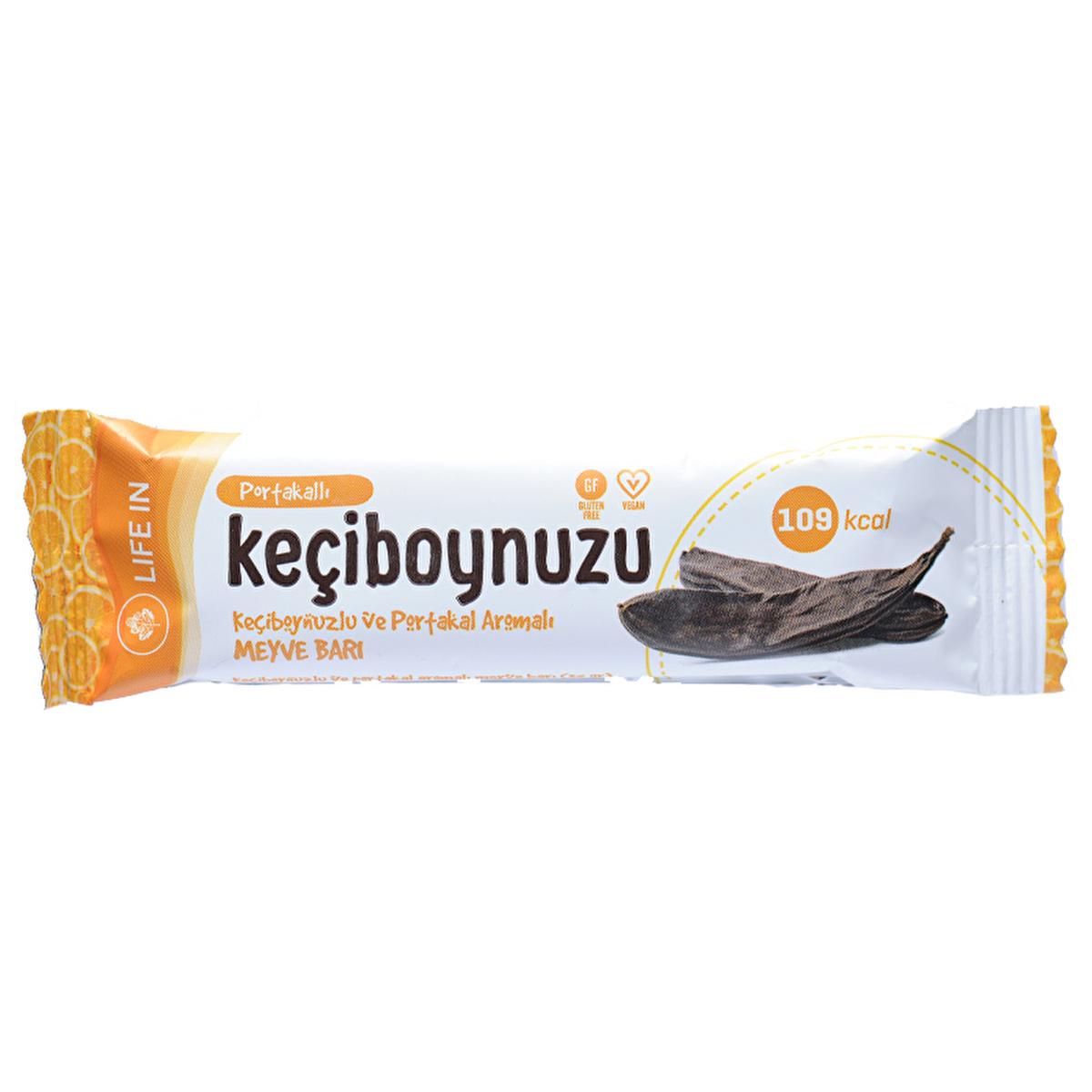Life In Carob & Orange Fruit Bar: Healthy Kids Snack, No Added Sugar, Low Glycemic Index Ð 35g by Beauty Care Bag