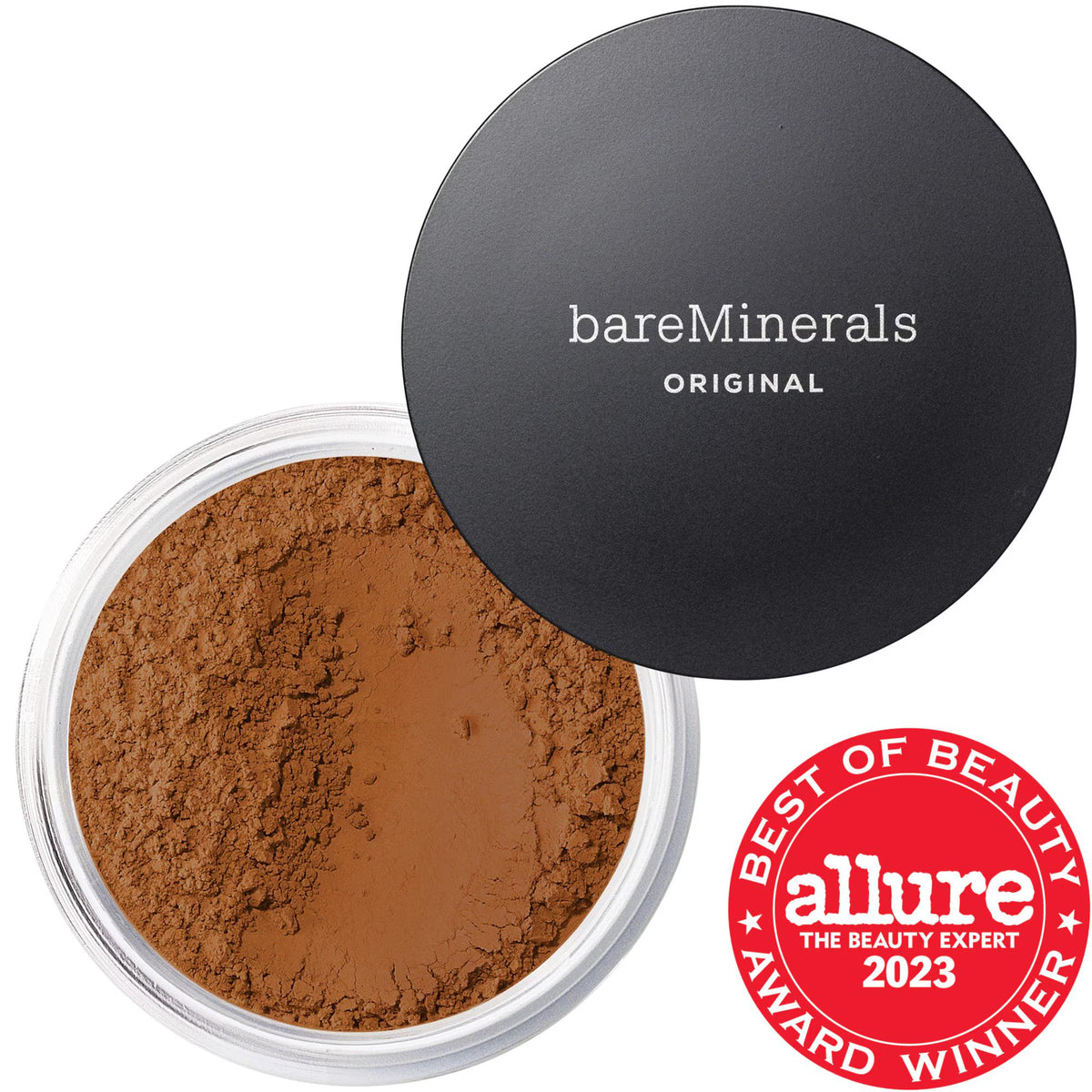 Original Mineral Loose Powder Foundation SPF 15: Talc-Free, Vegan, Natural Luminous Finish, Sheer to Full Coverage, Clean Beauty Makeup by Beauty Care Bag