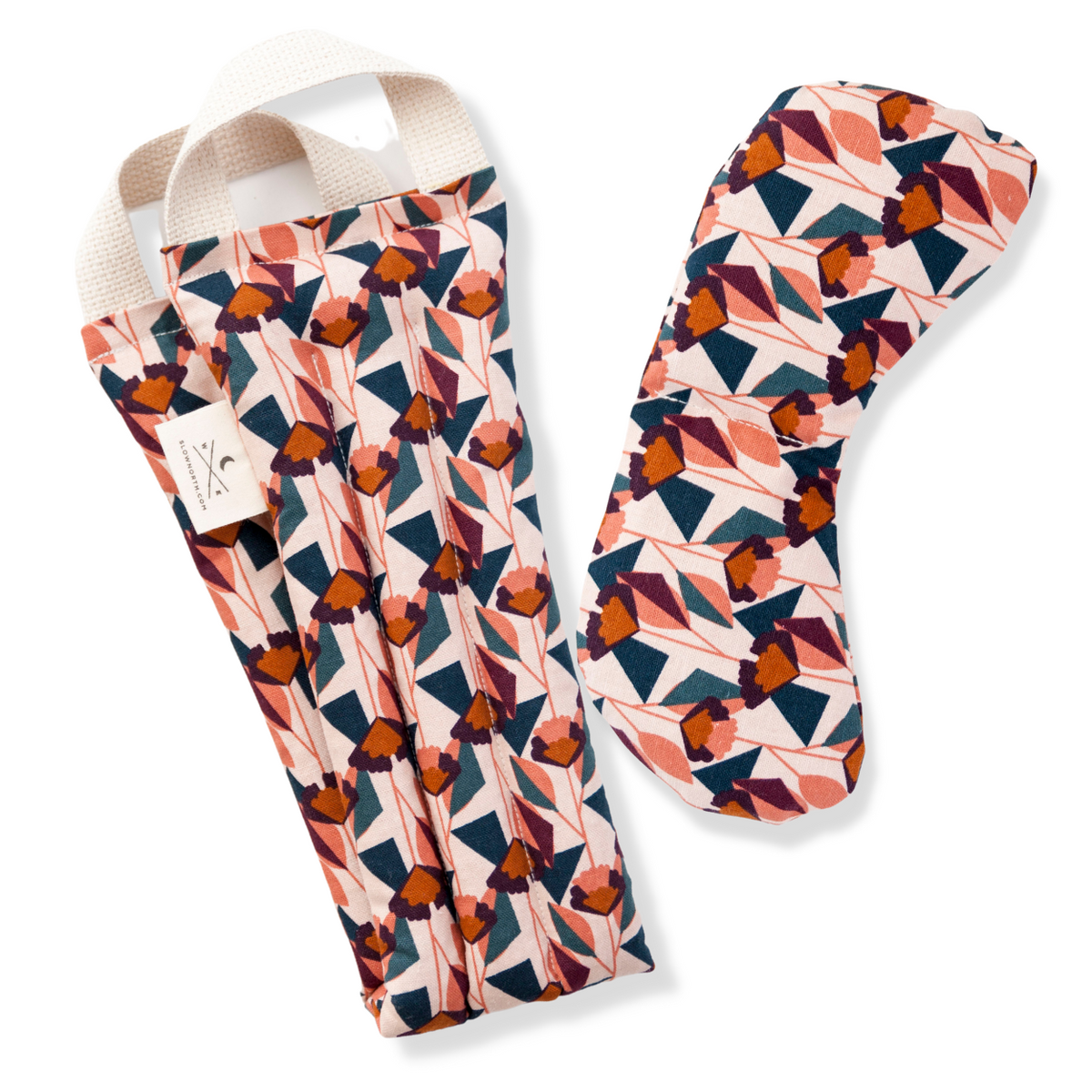Eye Mask + Neck Wrap Bundle - Blush Florence by Slow North