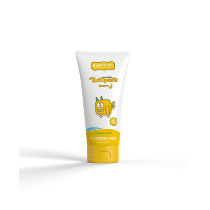 Babyton Natural Banana Toothpaste for Kids 50g by Beauty Care Bag