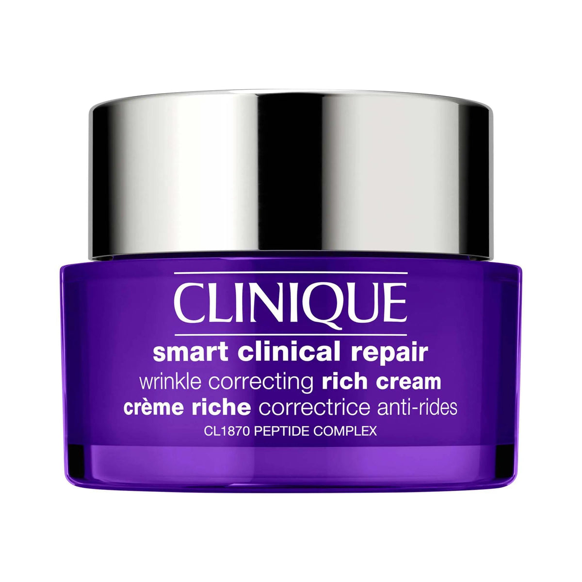 Smart Clinical Repair Anti-Aging Face Cream - Wrinkle Correcting Rich Cream for Dry Skin, with Peptide Complex & Hyaluronic Acid by Beauty Care Bag