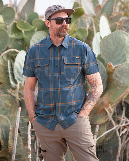 Jack Knife SS Shirt - Dk Gray Blue by Off The Grid Surplus