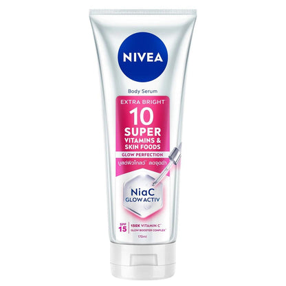 Nivea Super10 Serum Body Lotion for Glowing Skin 170 ml by Beauty Care Bag