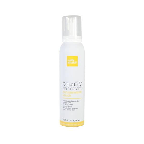 Milk Shake Chantilly Hair Cream: Leave-In Conditioner for Soft, Shiny, & Easy Styling with Milk Protein & UV Protection - 150ml by Beauty Care Bag