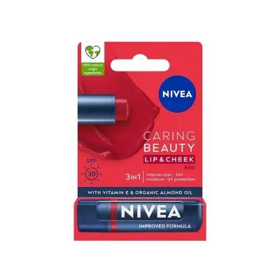 Nivea Caring Beauty SPF30 tinted moisturizing lip balm