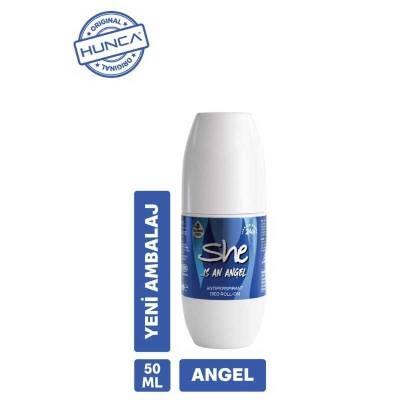 She Angel: Long-Lasting Roll-On Deodorant for Women - Gentle, Fresh Scent & Odor Protection - 50 ml by Beauty Care Bag
