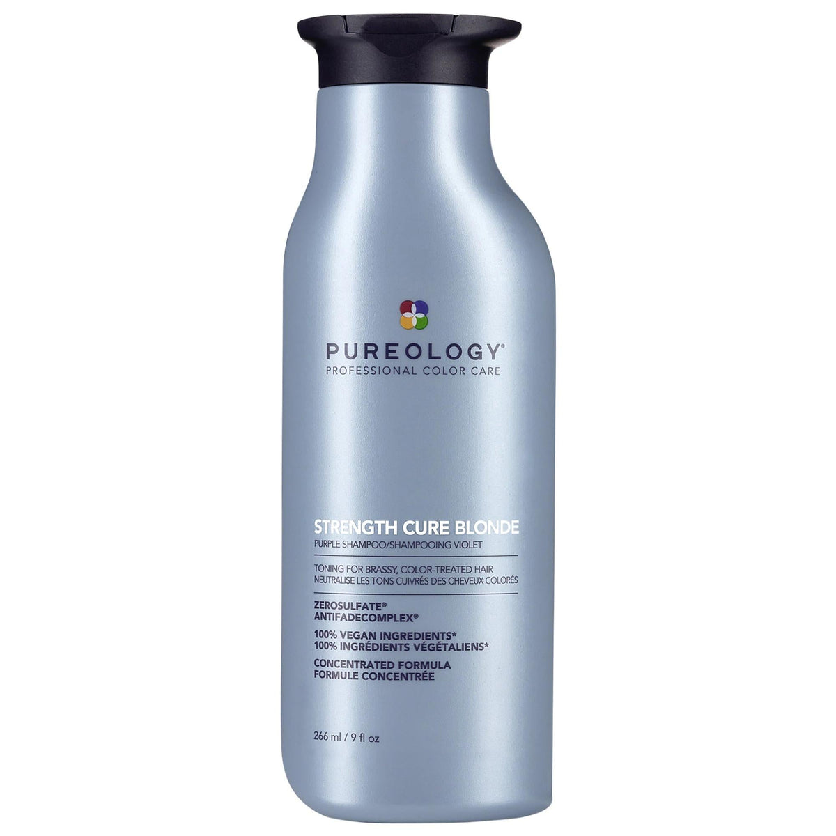 Strength Cure Blonde sulfate-free purple toning shampoo
