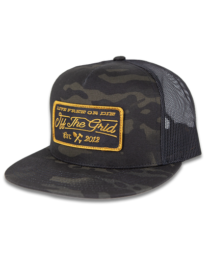 Stamped Snapback Hat by Off The Grid Surplus