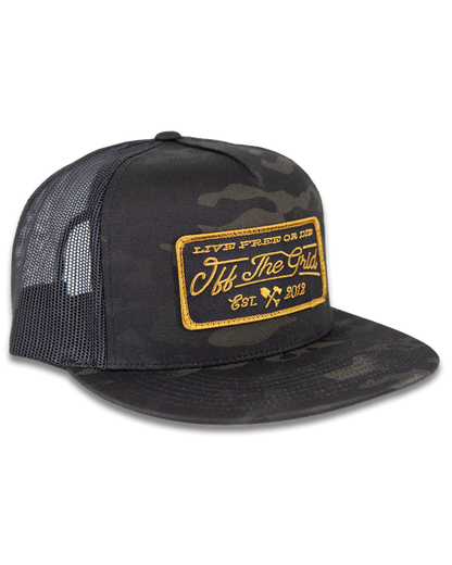 Stamped Snapback Hat by Off The Grid Surplus