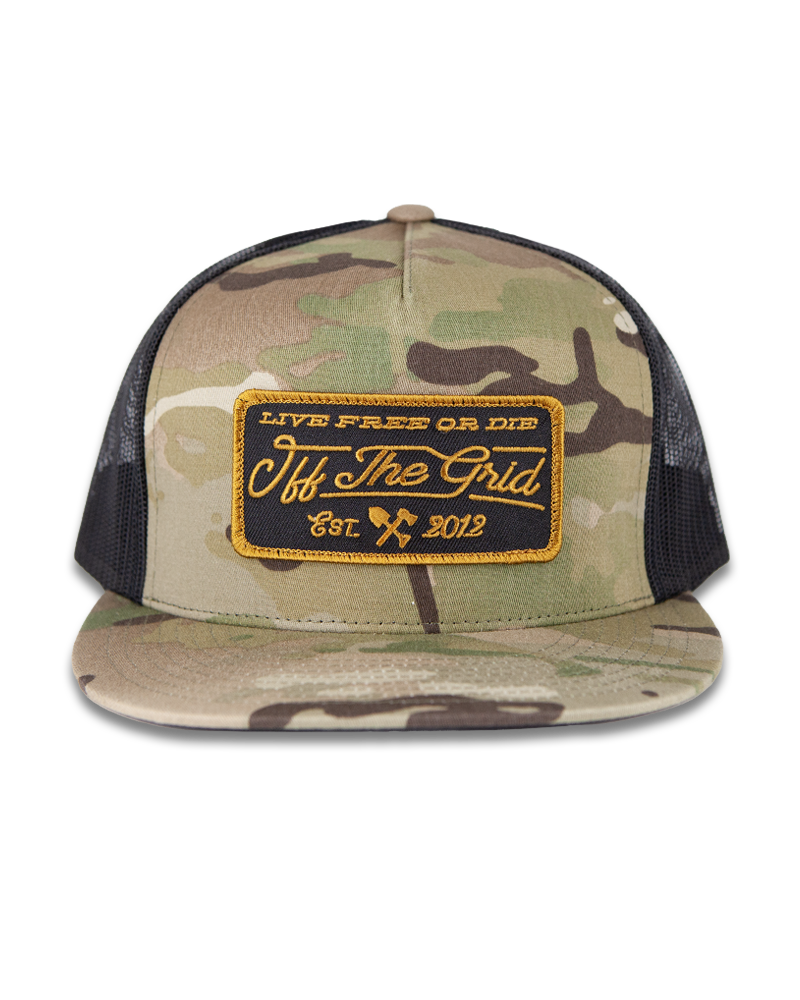 Stamped Snapback Hat by Off The Grid Surplus