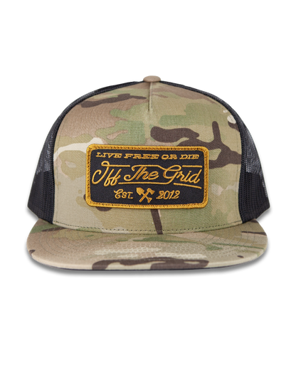 Stamped Snapback Hat by Off The Grid Surplus