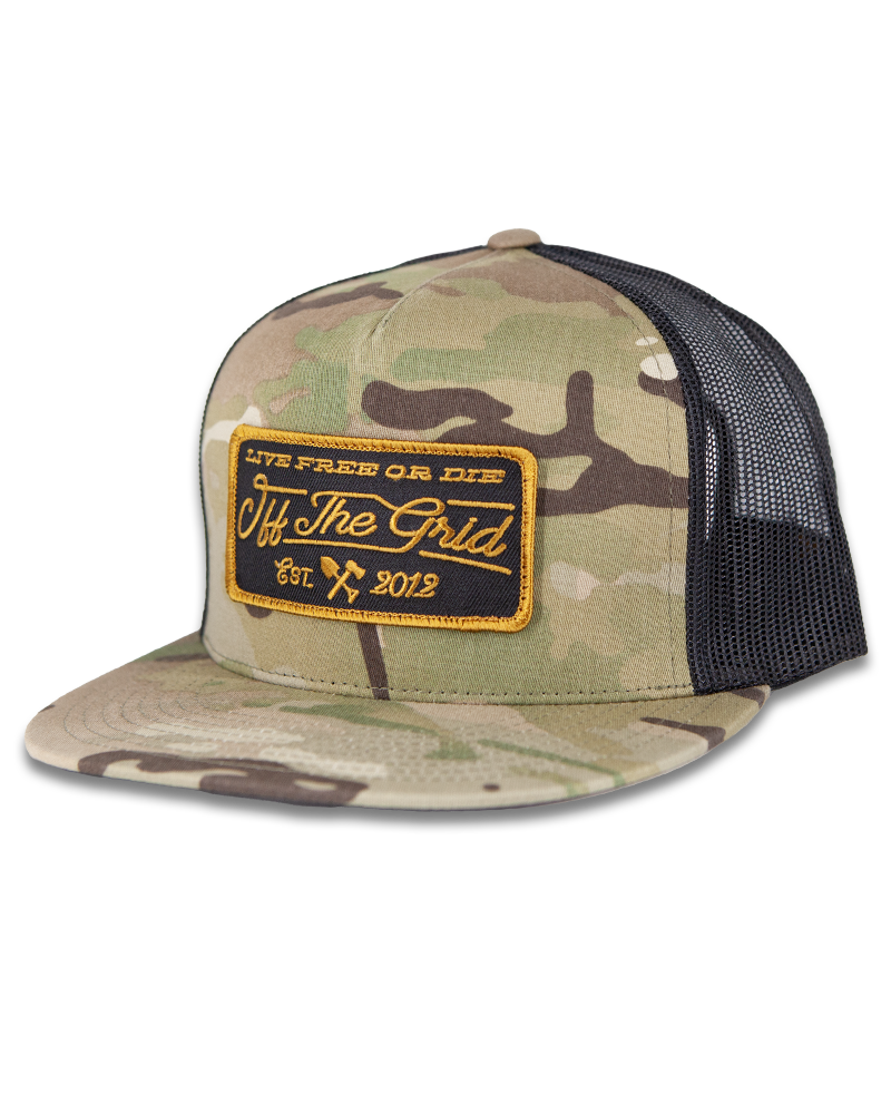 Stamped Snapback Hat by Off The Grid Surplus