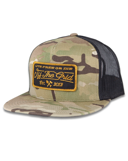 Stamped Snapback Hat by Off The Grid Surplus