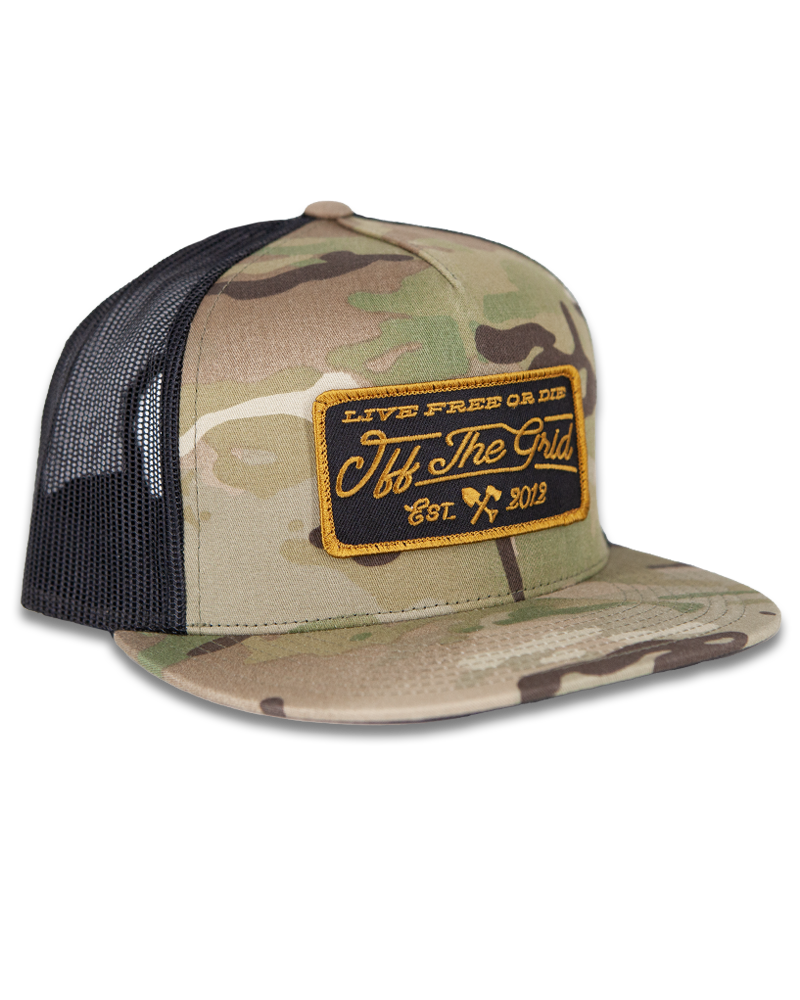 Stamped Snapback Hat by Off The Grid Surplus