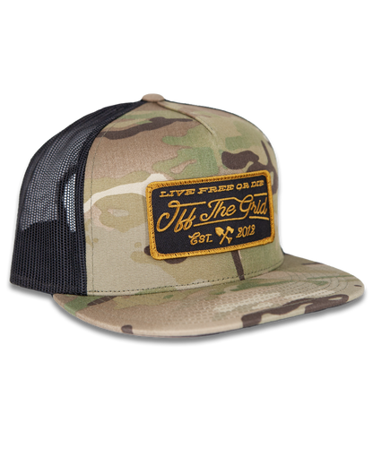 Stamped Snapback Hat by Off The Grid Surplus